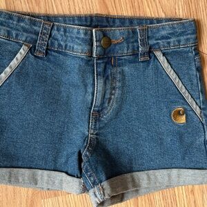 Carhartt kids Classic Blue Jean Shorts size 6x